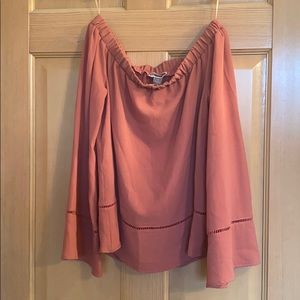 Chelsea28 Off Shoulder Bell Sleeve Blouse